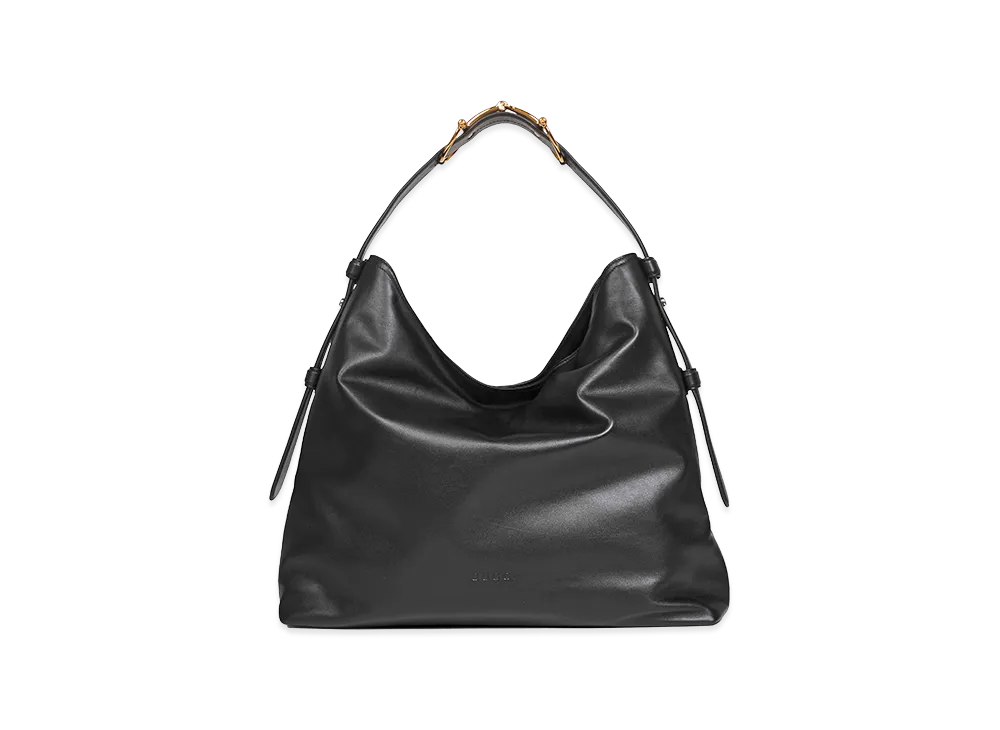 GUCCI Women's Leather Large Gucci Beatrix Shopping Ba "Black"