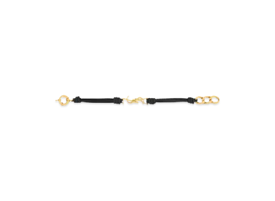 Saint Laurent Women's Multi-Strand Cassandre Bracelet "Black"