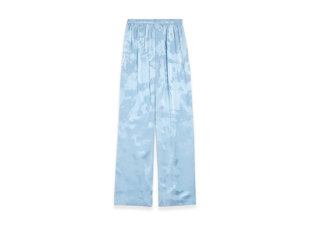 BALENCIAGA Women's Washed Crayon Allover Pajama Pants "Baby Blue"