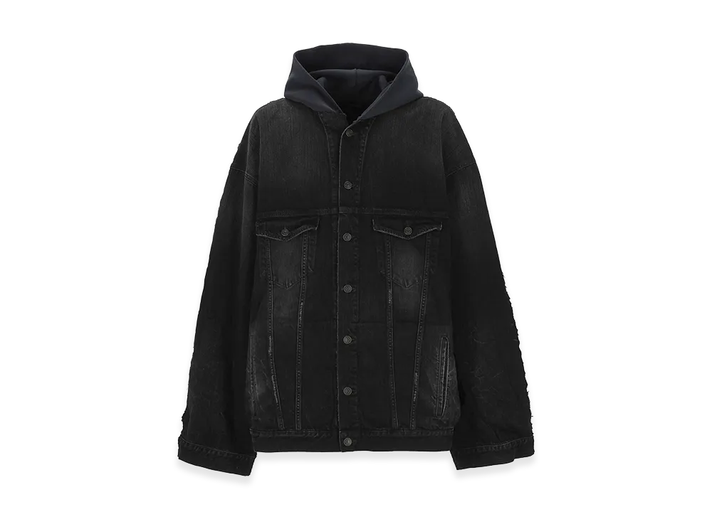 BALENCIAGA 'hybrid' Jacket "Black"