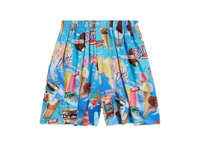 BALENCIAGA Sweet Treat Pyjama Shorts "Blue"