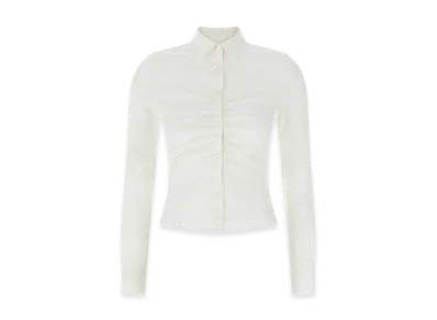 BALENCIAGA Women's Curling Shirt "White"