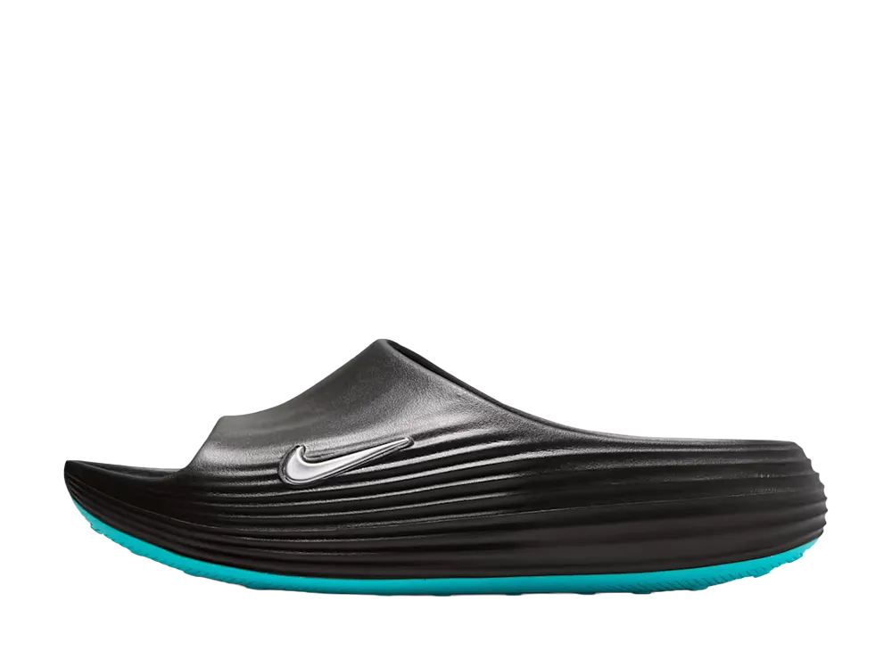 Nike ReactX Rejuven8 Slides "Black/Gamma Blue"