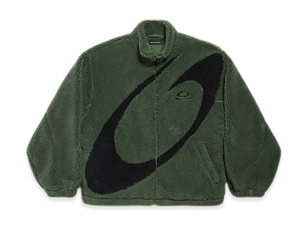 BALENCIAGA Loop Sports Icon Zip-up Jacket "Khaki"