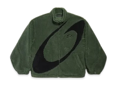 BALENCIAGA Loop Sports Icon Zip-up Jacket "Khaki"