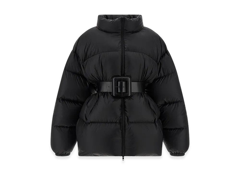BALENCIAGA Women's 'Hourglass' Down Jacket "Black"