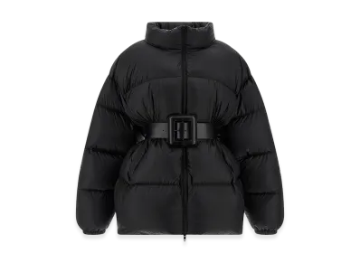 BALENCIAGA Women's 'Hourglass' Down Jacket "Black"