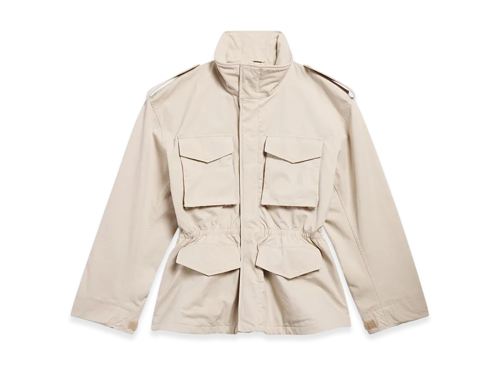 BALENCIAGA Hourglass Parka "Light Beige"