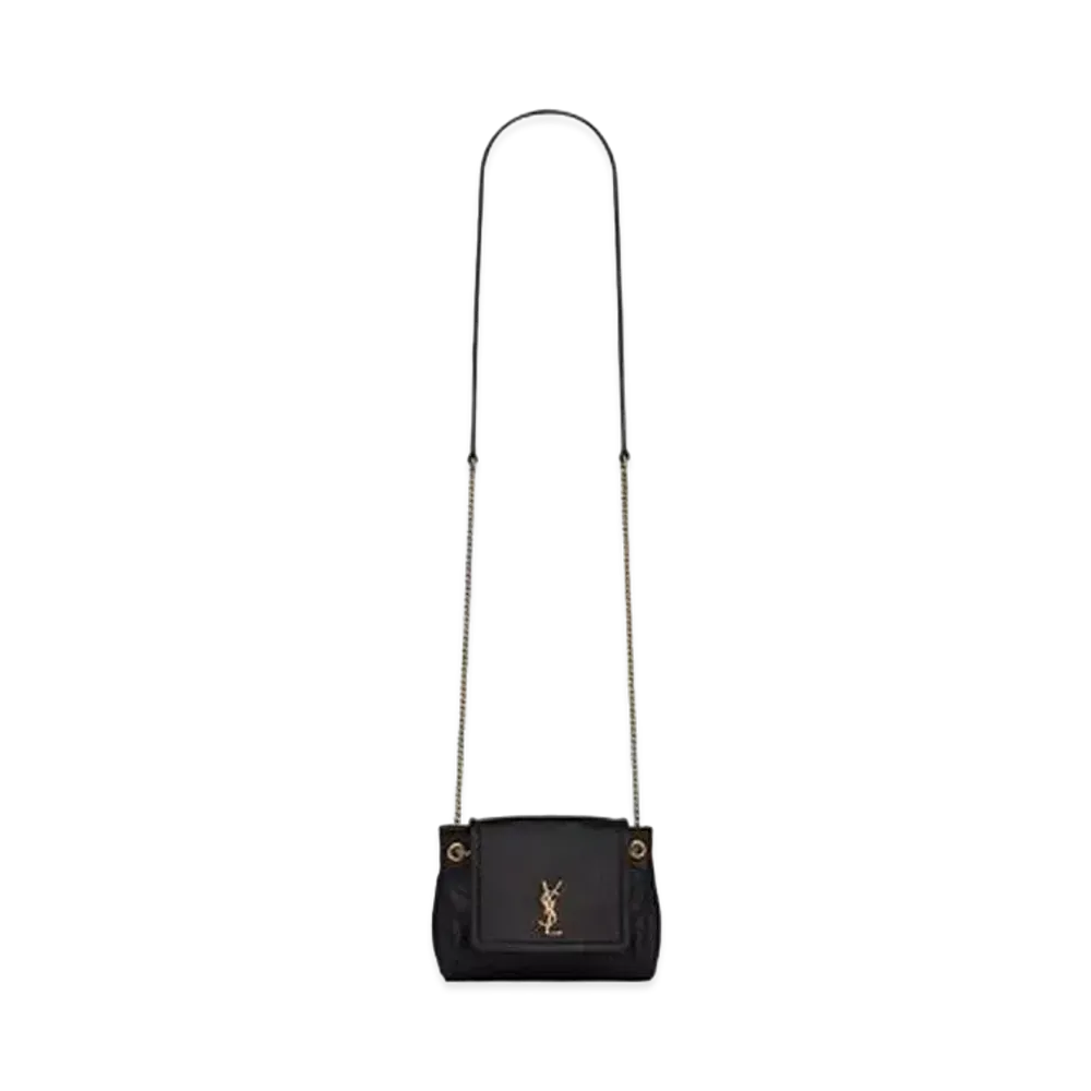 SAINT LAURENT Mini Nolita In Lambskin "Black"
