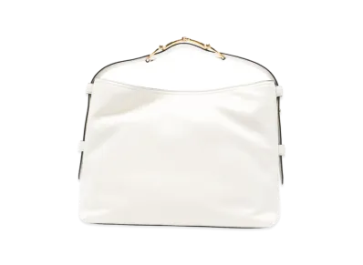 GUCCI Women's Leather Medium Gucci Beatrix Shopping Bag "White"