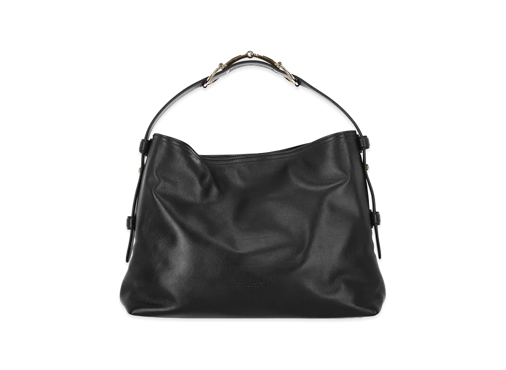 GUCCI Women's Leather Medium Gucci Beatrix Shopping Bag "Black"