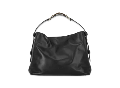 GUCCI Women's Leather Medium Gucci Beatrix Shopping Bag "Black"