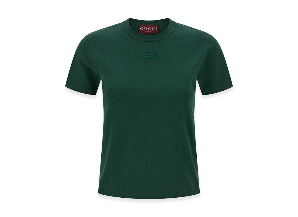 GUCCI Women's 'New 70S' T-Shirt "Green"