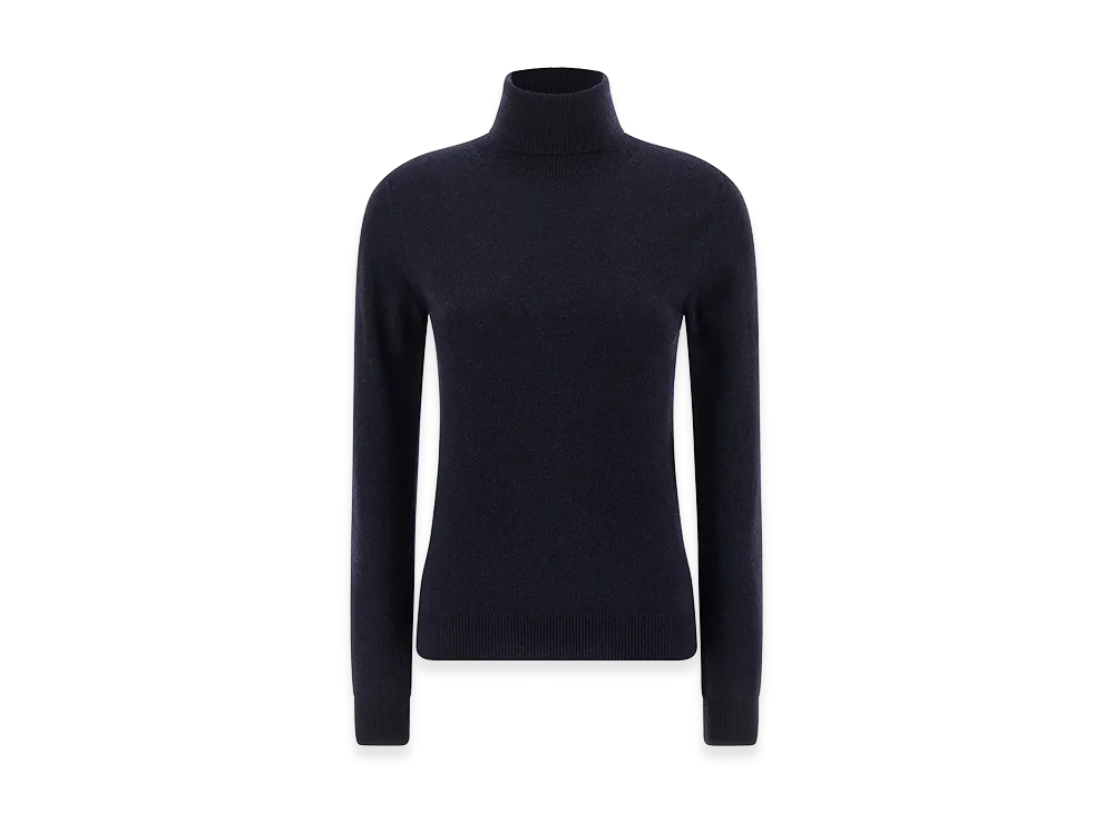 BALENCIAGA Women's 'Standard Turtleneck' Turtleneck Sweater "Blue"
