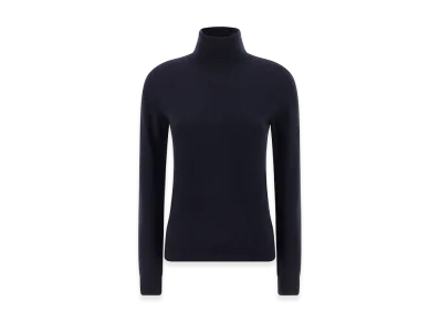BALENCIAGA Women's 'Standard Turtleneck' Turtleneck Sweater "Blue"