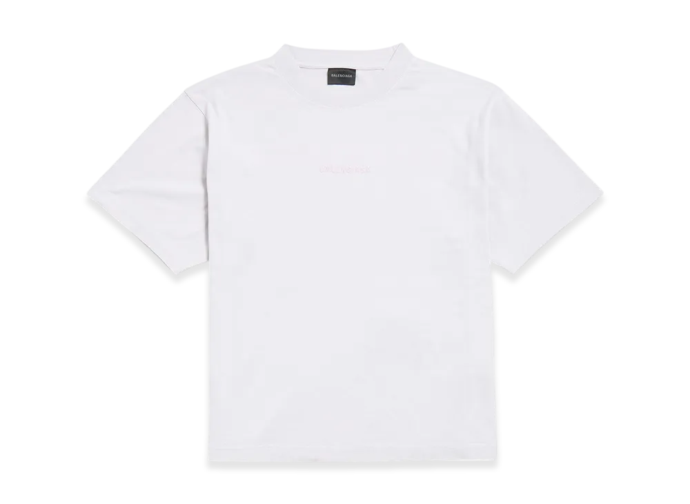 BALENCIAGA BALENCIAGA Back T-shirt Medium Fit "Dirty Effect White"