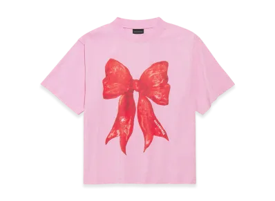 BALENCIAGA Bow T-shirt Medium Fit "Light Pink"