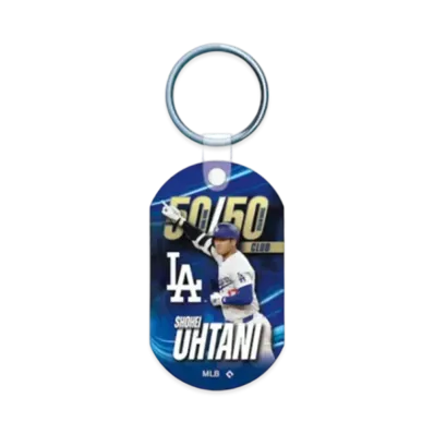 MLB Los Angeles Dodgers Shohei Ohtani 50-50 Key Strap 2.5x1.46