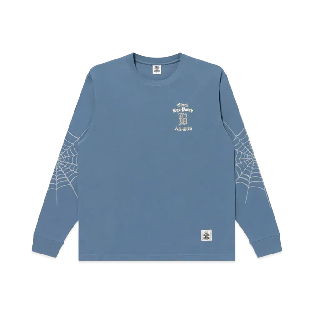 BlackEyePatch All CityCobweb L/S Tee "Dark Blue"