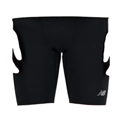 New Balance Nb Sleek Pocket Half Tights 9 Inches "Black"