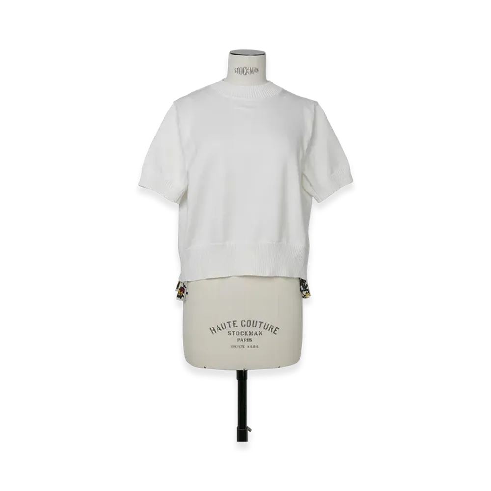 sacai Tropical Print Pullover "Ivory"
