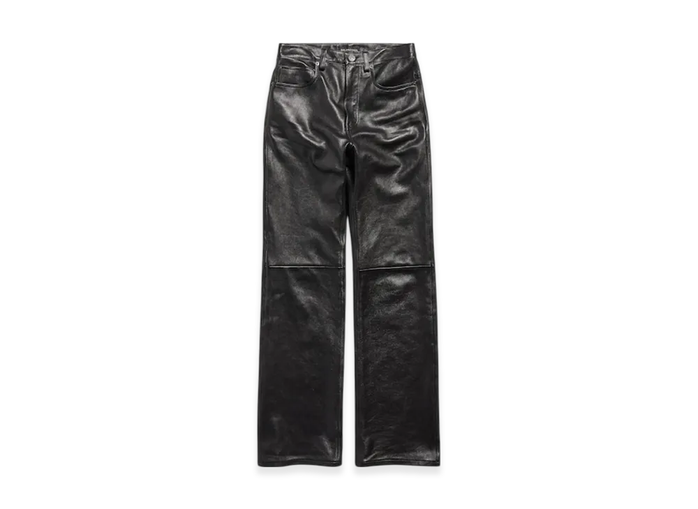 BALENCIAGA Women's Straight Fit Pants "Black"