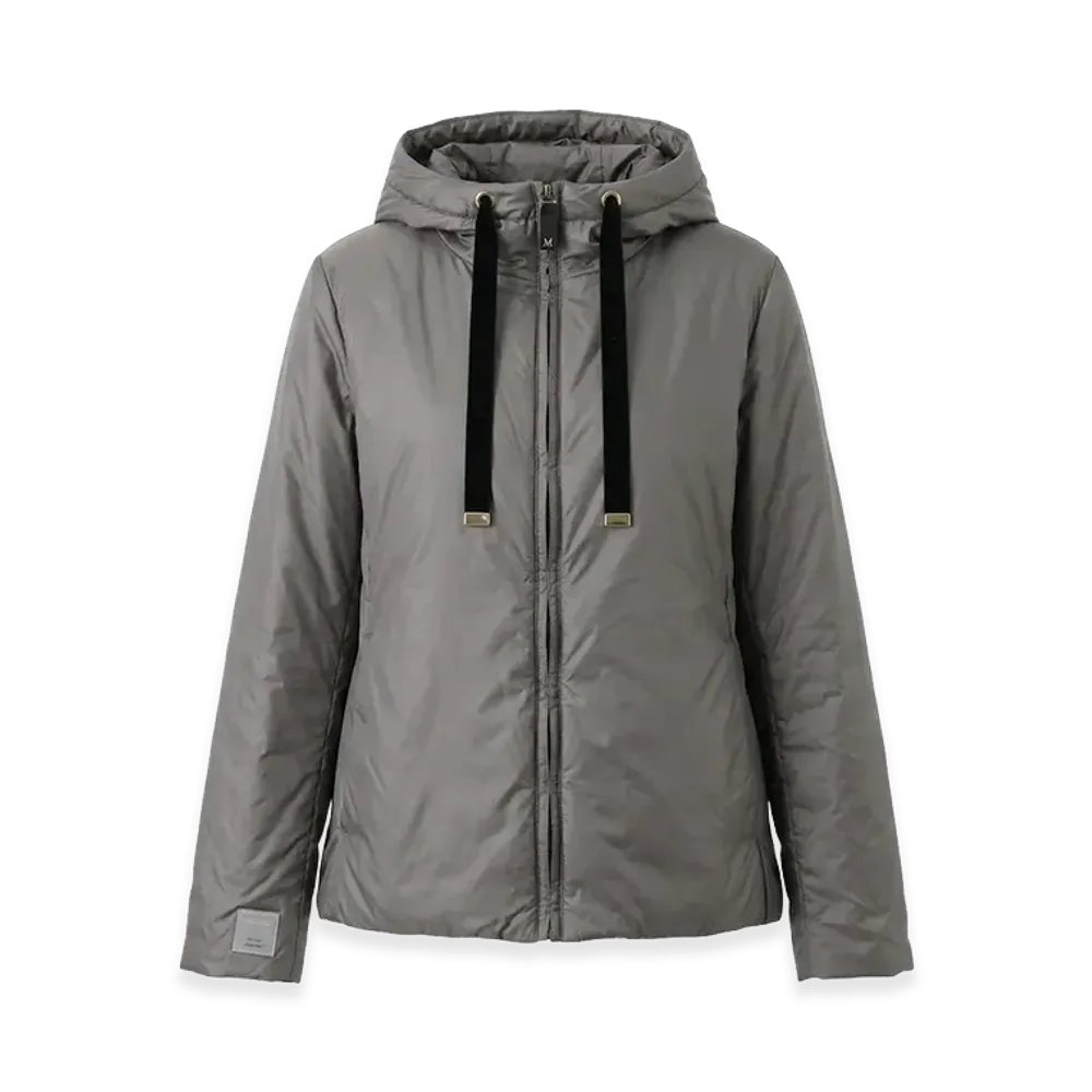 Max Mara Women's The Cube Greenh Quilted Jacket "Dark Grey"