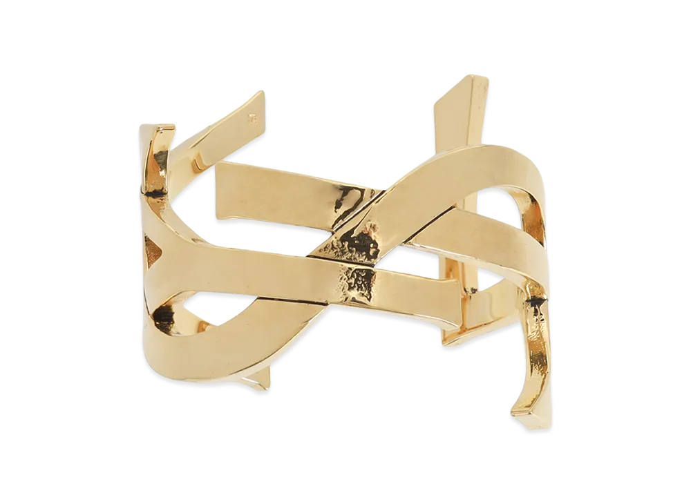 Saint Laurent Women's Manchette Cassandre "Gold"