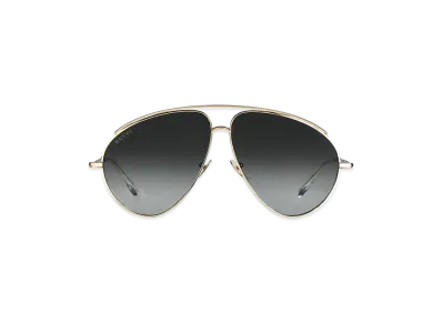 GUCCI Women's 'Aviator' Sunglasses "Gold"