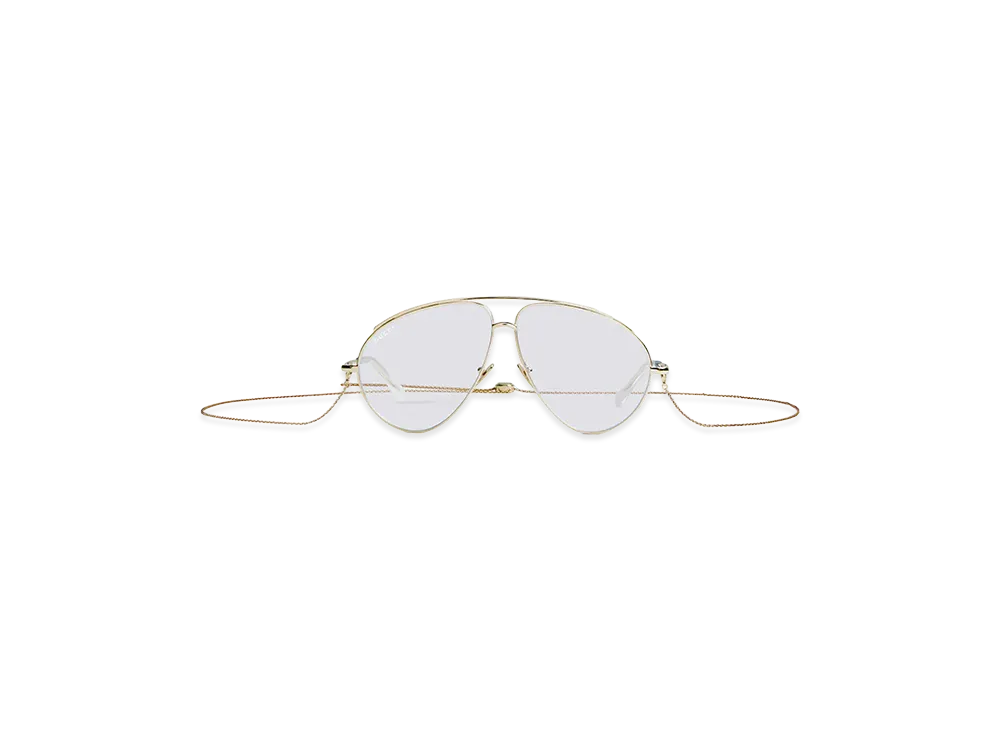 GUCCI Women's 'Aviator' Sunglasses "Gold"
