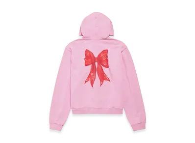 BALENCIAGA Bow Zip-up Hoodie Regular Fit "Light Pink"