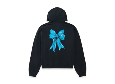 BALENCIAGA Bow Zip-up Hoodie Regular Fit "Faded Black"