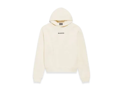 BALENCIAGA Women's Back Hoodie Medium Fit "Beige"