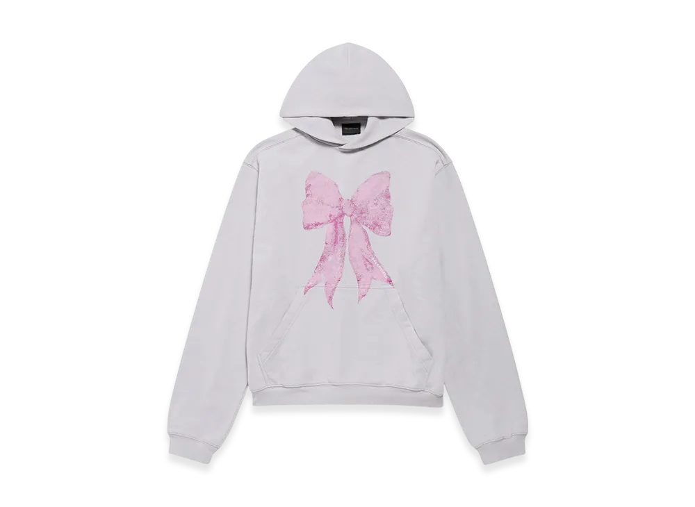 BALENCIAGA Bow Hoodie Medium Fit "Dirty Effect White"