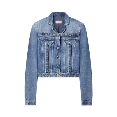 Off-White Cargo crop denim jacket