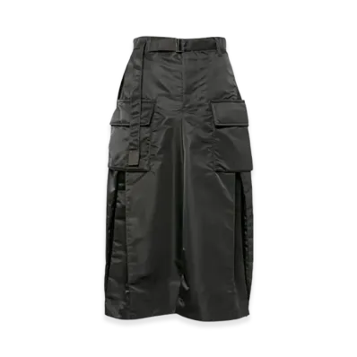 sacai Nylon Twill Skirt "Black"