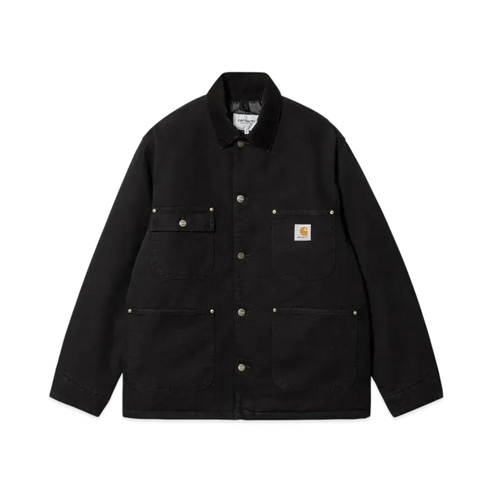 Carhartt Wip Og Chore Coat "Black/Black(Aged Canvas)"