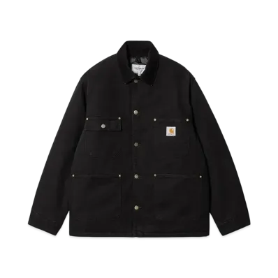 Carhartt Wip Og Chore Coat "Black/Black(Aged Canvas)"