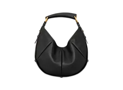 Saint Laurent Women's Leather Small Mombasa Shoulder Bag "Black"