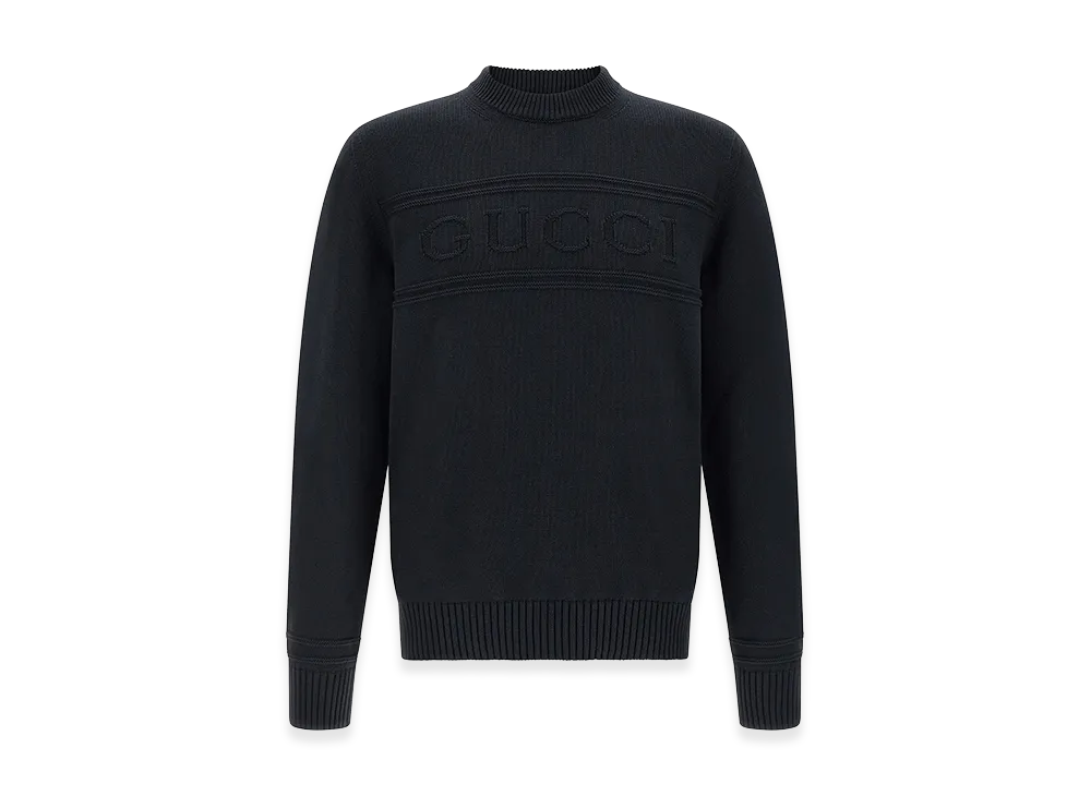 GUCCI Intarsia Sweater "Blue"