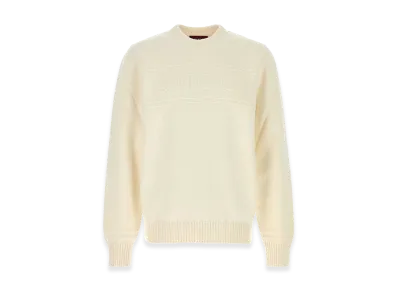 GUCCI Cotton Blend Sweater "White"