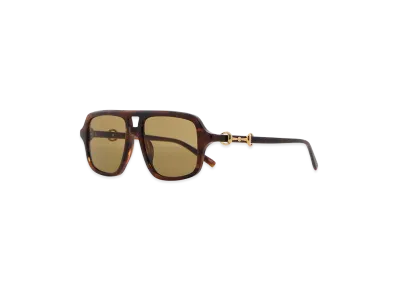 GUCCI Women's Acetate Sunglasses "Brown/Multi"