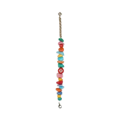 Casablanca Nigerian Pebble Stone Bracelet "Multi"