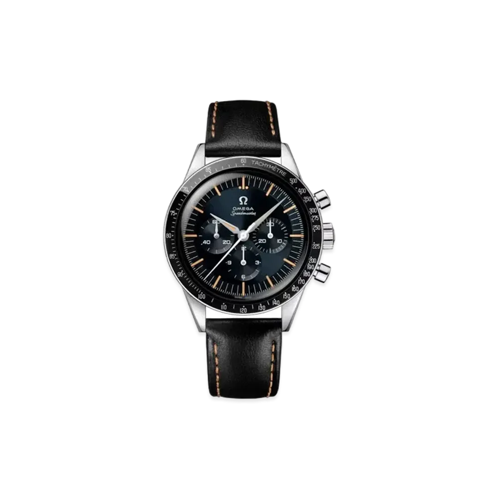 OMEGA Speedmaster First OMEGA in Space Anniversary Series 39.7MM, Leather Strap "Stainless Steel/Blue/Gray/Black" 310.32.40.50.06.001