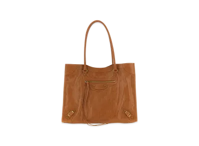 BALENCIAGA Women's 'Tote Le City M' Shoulder Bag "Brown"