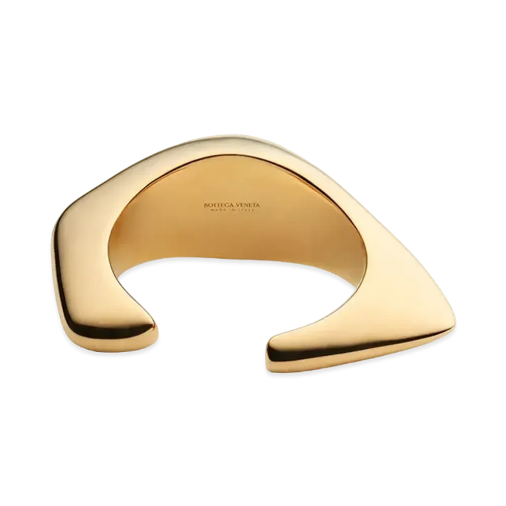 Bottega Veneta Fin Cuff Bracelet "Yellow Gold"