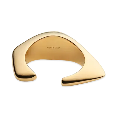Bottega Veneta Fin Cuff Bracelet "Yellow Gold"