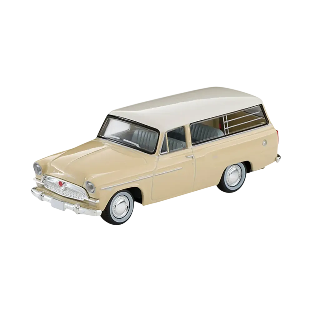 TOMYTEC "TOMICA LIMITED VINTAGE" 1/64 LV-187a Toyopet Masterline 1900 1962 (Beige/White)