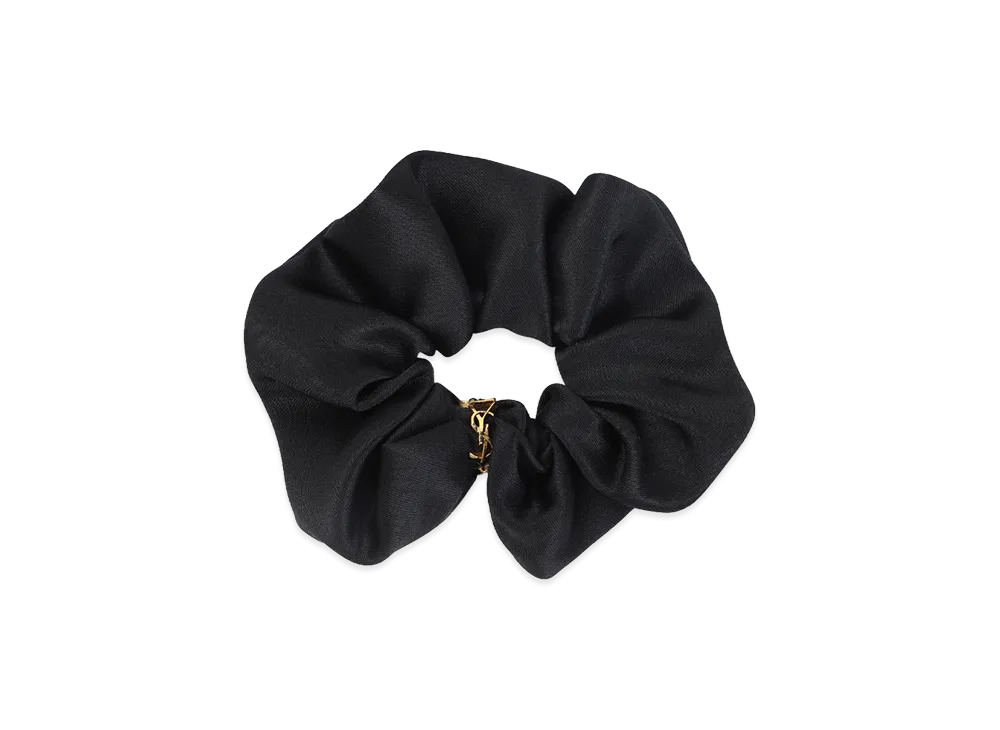 Saint Laurent Women's Chouchou Satin "Black"