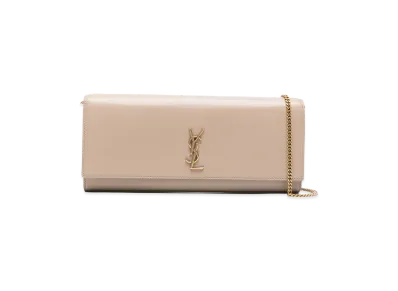 Saint Laurent Women's YSL Bo Kate Baguette "Beige"